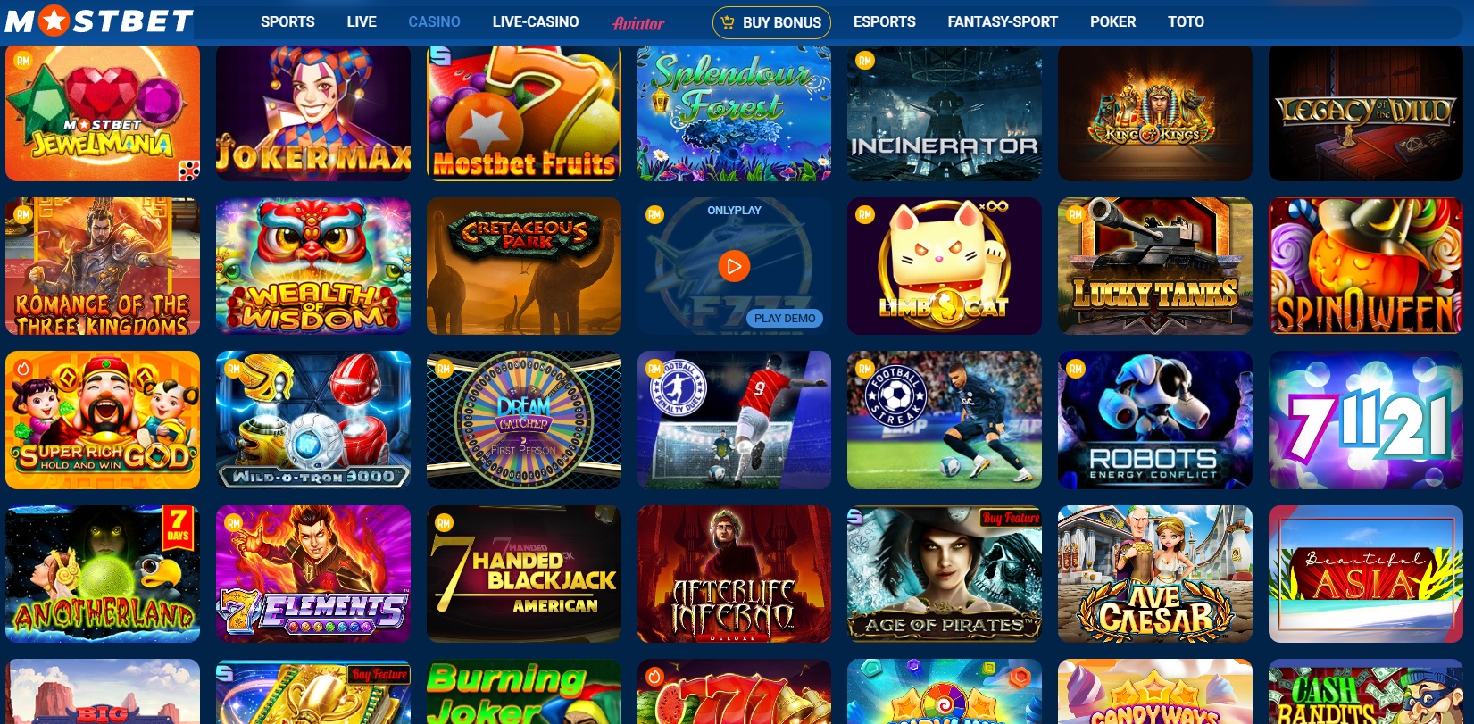 Mostbet Casino Türkiye
