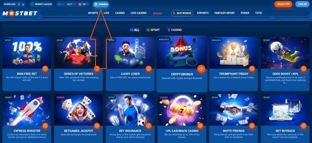 Mostbet Bonus Türkiye